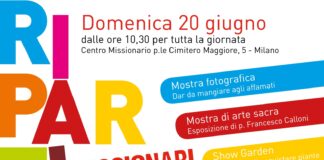 Ripartiamo insieme, 20 giugno al concento dei Cappuccini missionari.