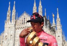 Si chiude a Milano il Giro d’Italia, Bernal maglia rosa, secondo Damiano Caruso, Ganna vince la crono finale.