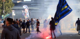 Festa curva Inter, ok Prefettura per 4.500 tifosi.