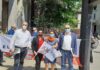 Lavoro precario, manifestazione dei giornalisti davanti alla Prefettura.