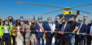 Inaugurato elisoccorso al San Matteo di Pavia.