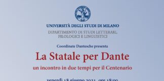 La Statale per Dante, appuntamento giovedì 19.