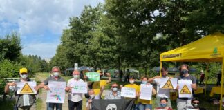 Liberi dai veleni, il flash mob di Legambiente.