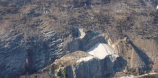 Un radar di Arpa Lombardia monitora h24 la frana di Tavernola Bergamasca.