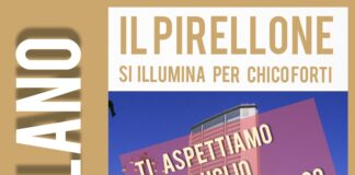 Il Pirellone si illumina per Chico Forti.