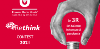 Premio Mario Unnia Talento & Impresa edizione 2021, tema Rethink.