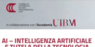 AI – intelligenza artificiale e tutela della tecnologia, giovedì 22 in Camera di Commercio.
