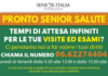 Liste d’attesa, boom di chiamate a Pronto Senior Salute, il servizio di Senior Italia FederAnziani per gli over 65. Il 78,9% terrorizzato dal Coronavirus.