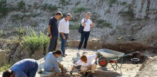 Campo di scuola archeologica dell’Università Cattolica nell’area dell’anfiteatro romano.