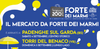 Il Mercatino di Forte dei Marmi sabato 4 e domenica 5 a Padenghe sul Garda.