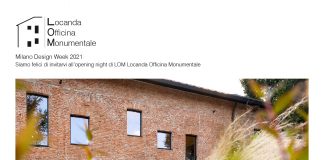 LOM – Locanda Officina Monumentale si presenta alla città per il Milano Design Week 2021.