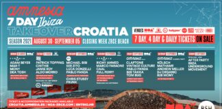 Amnesia rivela la line up completa di Seven Day Ibiza Takeover in. Da lunedì 30 a domenica 5 settembre 2021 sull’isola di Pag in Croazia.
