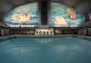 Be Water, murales di Maurizio Cattelan alla Piscina Cozzi per il Salone del Mobile.