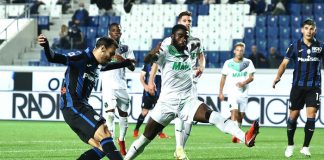 Atalanta, vittoria sul Sassuolo.