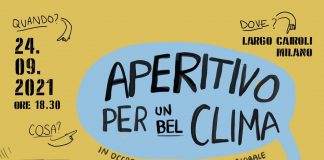 Aperitivo per un bel clima: il ghiaccio lo portiamo noi, venerdì 24 in Largo Cairoli.