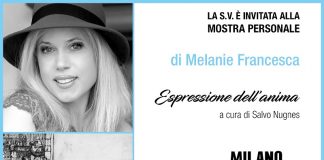 Espressione dell’anima la personale di Melanie Francesca a Milano dal 3 ottobre alla Milano Art Gallery.