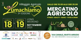 Lumachiamo, sabato 18 e domenica 19 a Busto Arsizio.