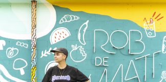 L’artista Elena Zecchin presenta il murale che depura l’aria, contro lo spreco alimentare e il cambiamento climatico insieme a Too Good To Go e Rob de Matt.