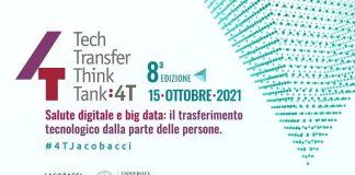 4T-Tech Transfer Think Tank 2020 è Health and Big Data, venerdì 15 in streaming.