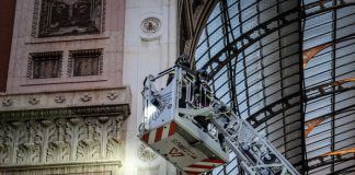 Caduti calcinacci in Galleria, nessun ferito.