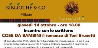 Cosa da bambini, Toni Brunetti presenta il suo libro giovedì 14.