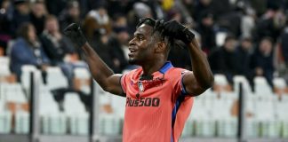 L’Atalanta espugna l’Allianz Stadium, battuta la Juve con una rete di Zapata.