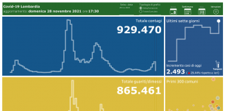 Coronavirus, aggiornamento 28 novembre, 2 decessi e 2.493 nuovi casi nelle ultime 24 ore.