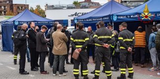 Incendio Torre dei Moro, incontro tra Vigili del Fuoco italiani ed inglesi.