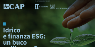 Idrico e finanza ESG, un buco nell’acqua? Mercoledì 24 a cura di Gruppo Cap ed Assolombarda.