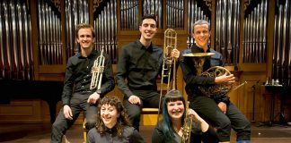 Canaja Brass Quintet in concerto sabato 6 alla Camera del Lavoro per Atelier Musicale.