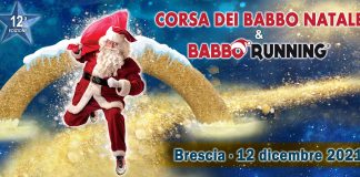 Corsa dei Babbo Natale & Babbo Running®, 12 dicembre a Brescia.