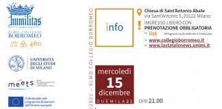 Christmas Carols: concerto dei cori universitari della Statale e dell’Almo Collegio Borromeo mercoledì 15 alla Chiesa di Sant’Antonio Abate.
