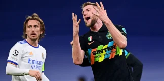 Si ferma al Bernabeu la marcia dell’Inter, il Real vince e si prende il primo posto.