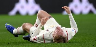 Milan, Kjaer operato al ginocchio, ricostruito legamento crociato e reinserito mediale, stop di 6 mesi, stagione pressochè finita. Pioli: torneremo sul mercato in caso di lungo stop.
