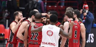 Eurolega, Olimpia sconfitta all’ultimo canestro dal Real Madrid. Shields, problema all’avambraccio, lungo stop.