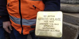 Giornata della Memoria, la posa delle pietre di inciampo per Alfredo Violante.