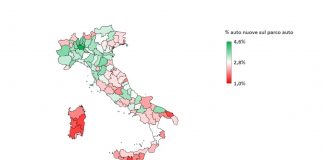 Mercato auto 2021: le profonde differenze sul territorio.