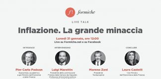 Inflazione, la grande minaccia, convegno lunedì 31 a cura di Formiche.