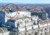 Vento, danni e feriti, si stacca un pezzo della copertura della Stazione, danni al Castello Sforzesco, feriti per caduta di un albero.