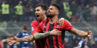 Giroud ribalta il derby, Milano è rossonera.