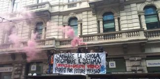 Non si può morire di scuola, la manifestazione degli studenti.