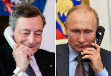 Crisi ucraina, telefonata Draghi-Putin.