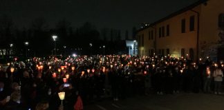Ucraina, fiaccolata per la pace alla Casa della Carità-