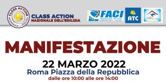 Superbonus 110% e decreto antifrode, manifestazione Atc martedì 22 a Roma.