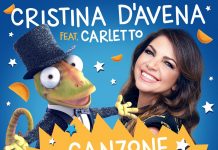 Cristina D’Avena e il camaleonte Carletto (Sofficini) protagonisti della nuova canzone “La Canzone di Carletto”.