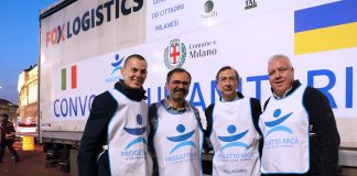 Nuovo convoglio umanitario di Progetto Arca parte da Milano verso il confine Romania-Ucraina per aiutare le persone in fuga dalla guerra.