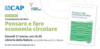 Pensare e Fare Economia Circolare, presentazione del libro del Gruppo Cap giovedì 17 alla Libreria della Natura.