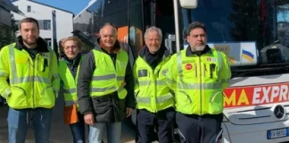 Al confine tra Polonia ed Ucraina la delegazione della Regione guidata da Bertolaso.