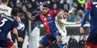 Il Milan vince a Cagliari, decisiva la rete di Bennacer, Napoli tenuto a distanza e allungo sull’Inter.
