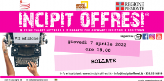 Incipit Offresi, giovedì 7 alla Biblioteca Comunale di Bollate.